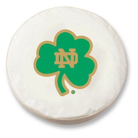 Holland Bar Stool Co 29 3/4 x 8 Notre Dame (Shamrock) Tire Cover TCEND-ShmWT